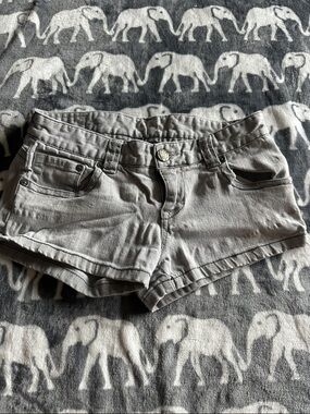 Gray Women's Denim Shorts - Classic Casual